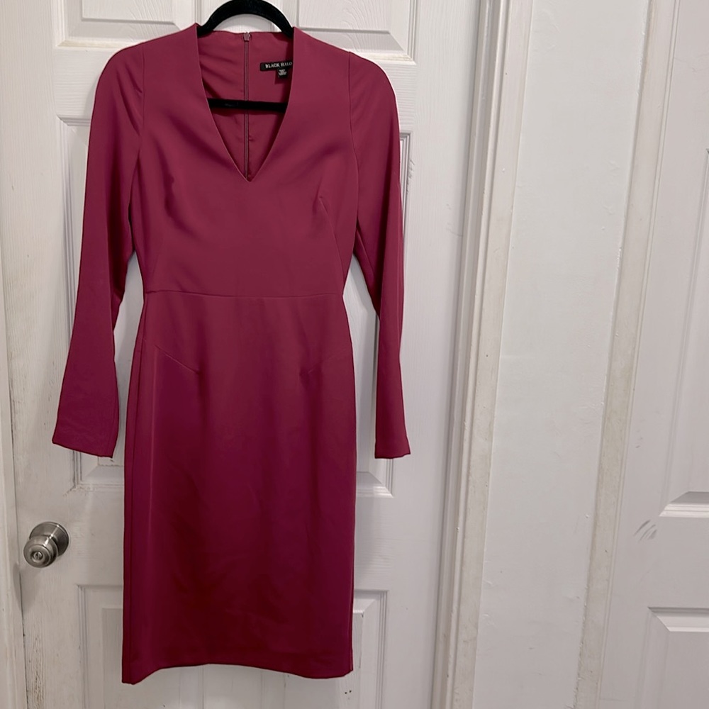 Black Halo Mindy Sheath Dress Size 2